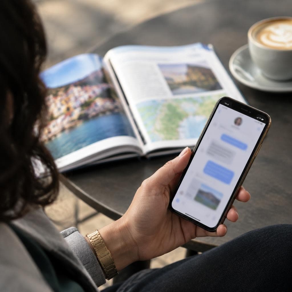 Message support during your trip