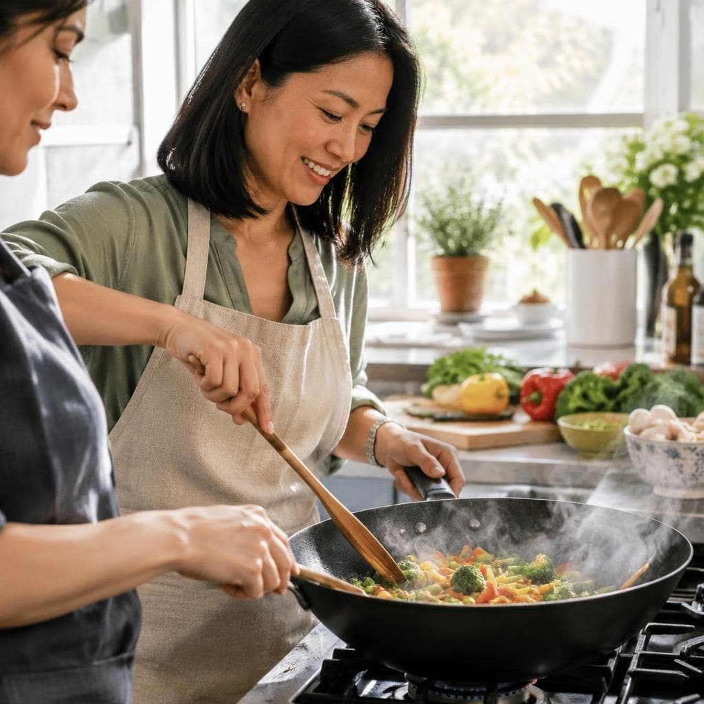 In-home cooking class