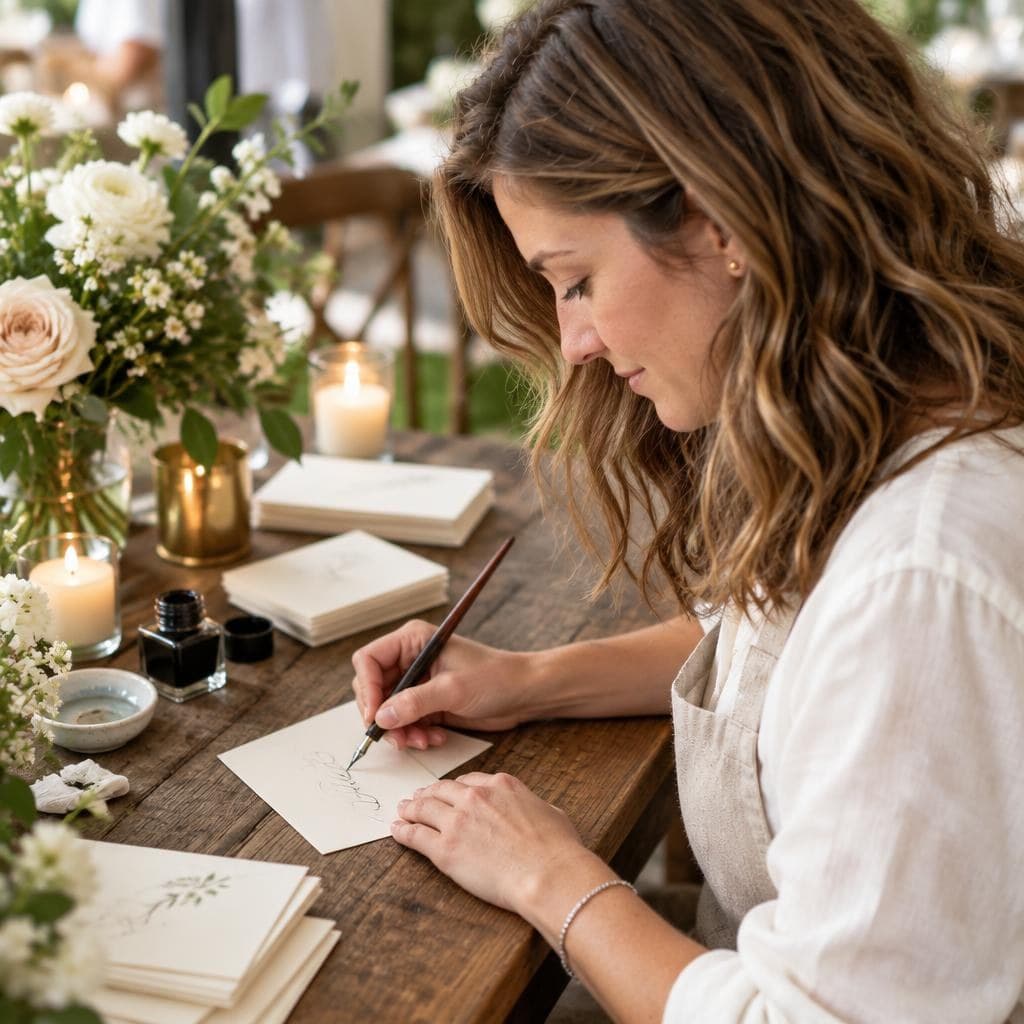 Live calligraphy at your event