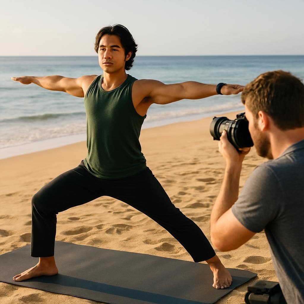 Yoga and photos