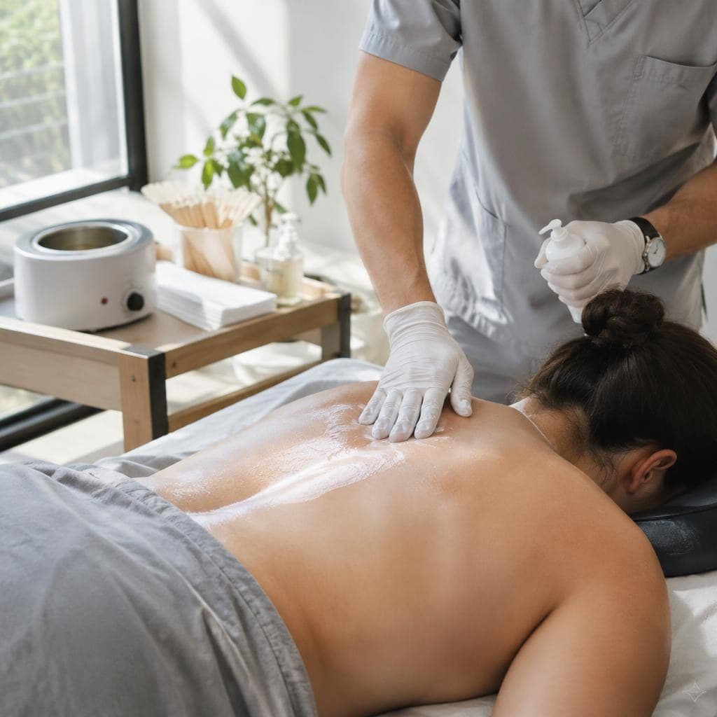 Back waxing