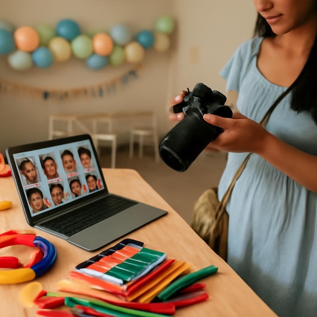 Party with games and photos