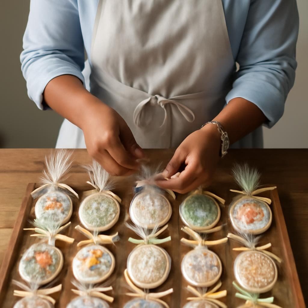 Decorated gift cookies