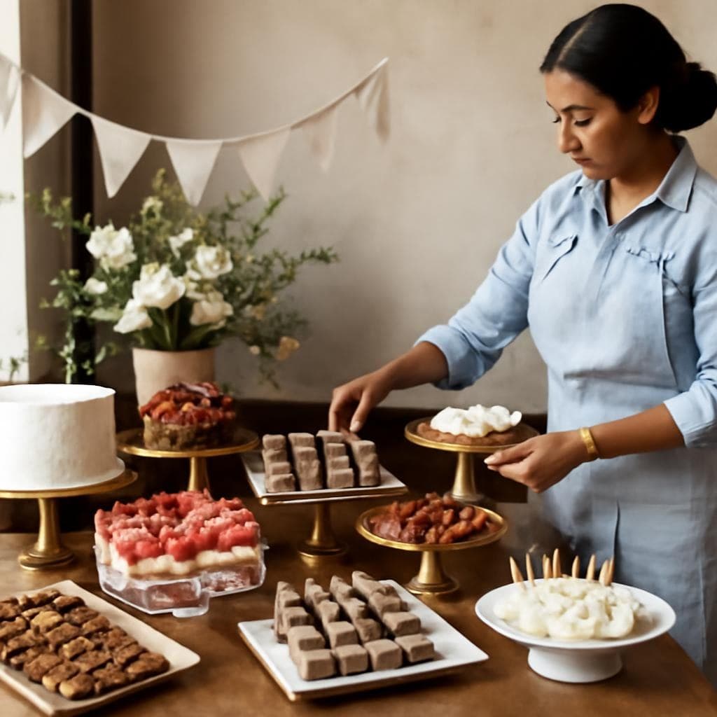 Event dessert table