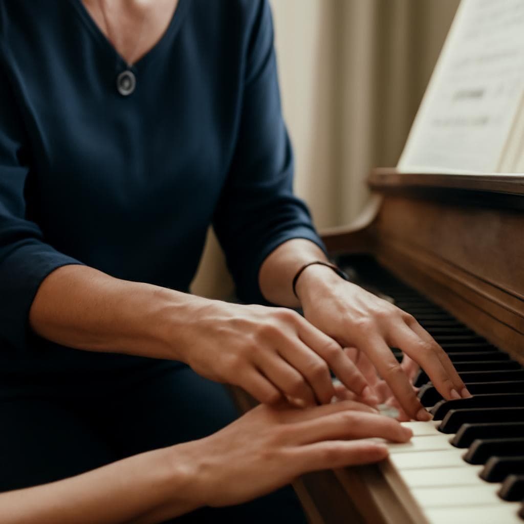 Piano lesson