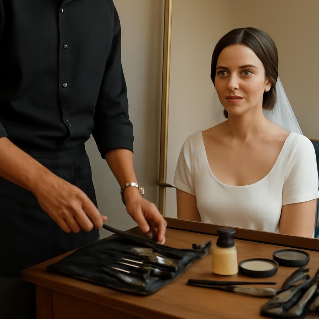Courthouse wedding makeup