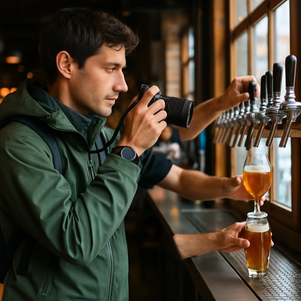 Restaurant or brewery reel