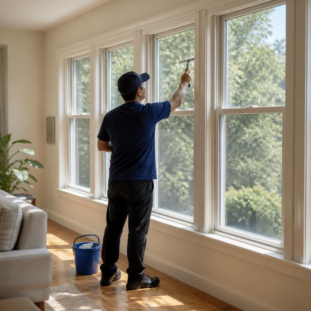 Ventanas de casa por dentro y fuera
