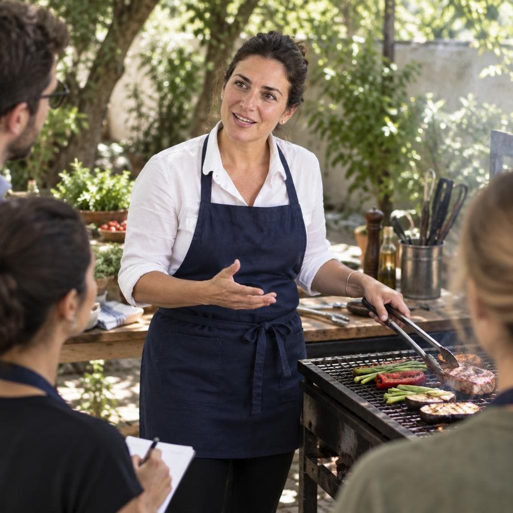 Cooking over the coals workshop