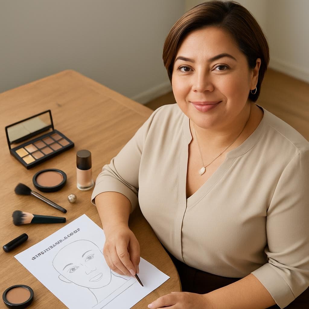 Self-makeup lesson