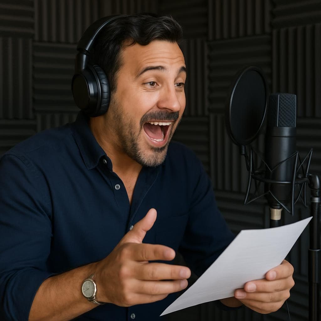 Commercial voice-over